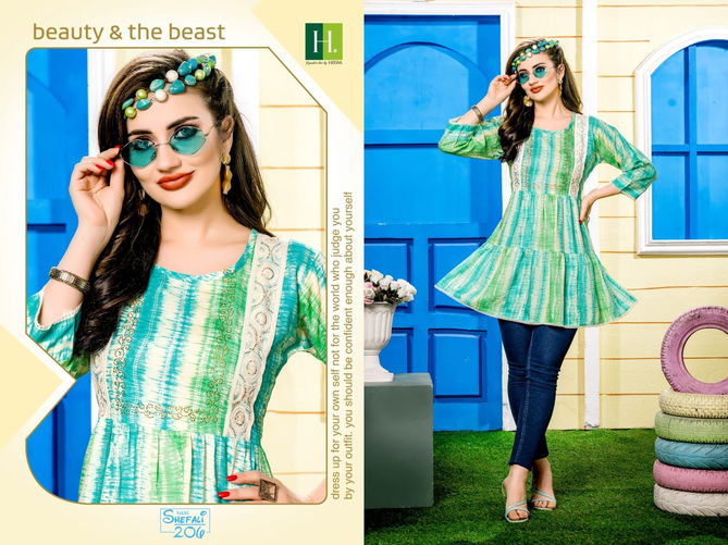 Shefali Vol 2 By Hirwa Short Ladies Top Catalog